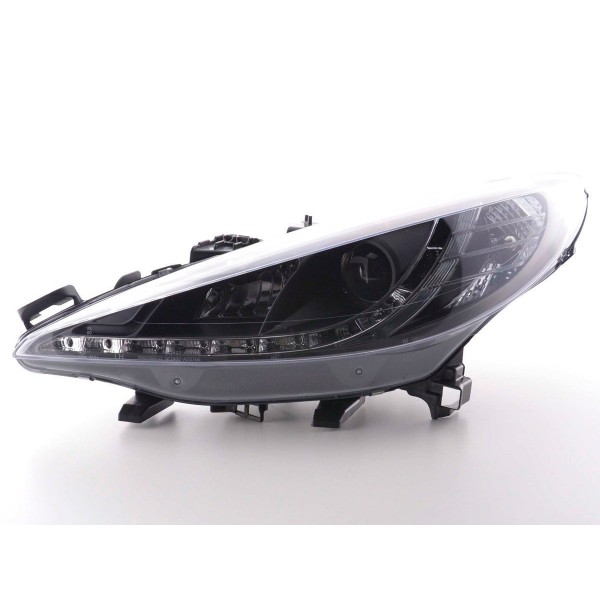 Daylight headlight LED DRL look Peugeot 207 06 black