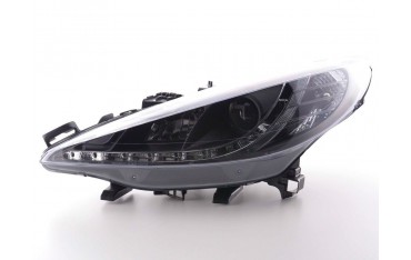 Daylight headlight LED DRL look Peugeot 207 06 black
