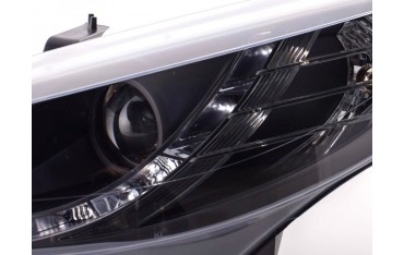 Daylight headlight LED DRL look Peugeot 207 06 black