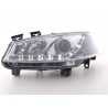 Daylight headlight LED DRL look Renault Megane 2 3 5 door 03 02 06 chrome