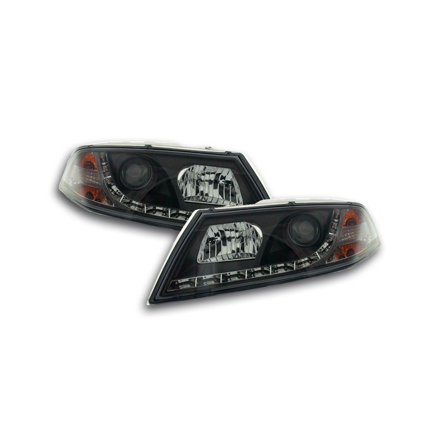 Daylight headlight LED DRL look Skoda Octavia type 1Z 04 08 black