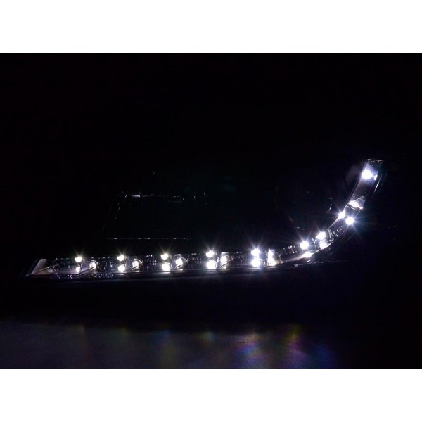 Daylight headlight LED DRL look Skoda Octavia type 1Z 04 08 black