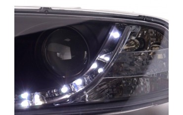 Daylight headlight LED DRL look Skoda Octavia type 1Z 04 08 black
