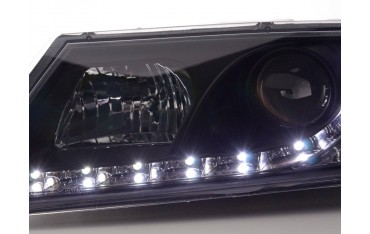 Daylight headlight LED DRL look Skoda Octavia type 1Z 04 08 black