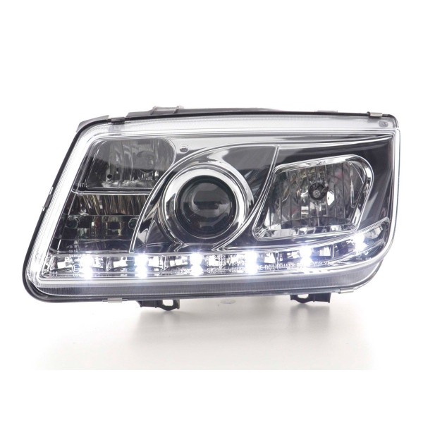 Daylight headlight LED DRL look VW Bora type 1J 99 04 chrome
