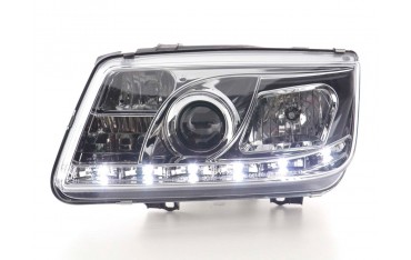 Daylight headlight LED DRL look VW Bora type 1J 99 04 chrome