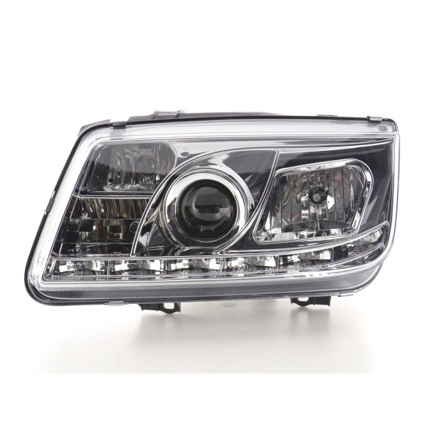 Daylight headlight LED DRL look VW Bora type 1J 99 04 chrome