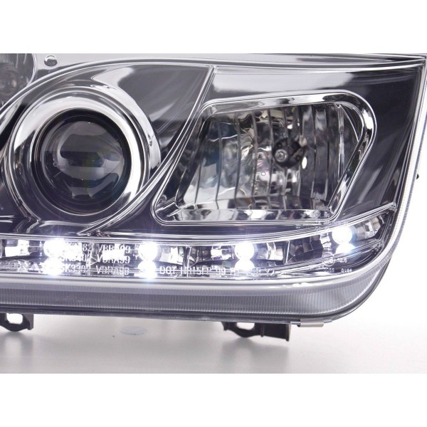 Daylight headlight LED DRL look VW Bora type 1J 99 04 chrome