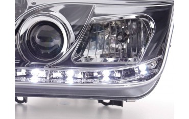 Daylight headlight LED DRL look VW Bora type 1J 99 04 chrome