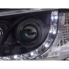 Daylight headlight LED DRL look VW Bus type T4 96 03 black