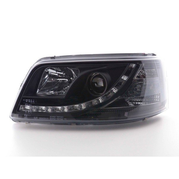 Daylight headlight LED DRL look VW bus type T5 03 09 black