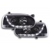 Daylight headlight LED DRL look VW Golf 3 type 1HXO 1EXO 91 97 black
