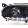 Daylight headlight LED DRL look VW Golf 3 type 1HXO 1EXO 91 97 black