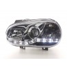 Daylight headlight LED DRL look VW Golf 4 type 1J 98 03 chrome
