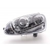 Daylight headlight LED DRL look VW Golf 5 type 1K 03 08 chrome