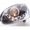 Daylight headlight LED DRL look VW Golf 5 type 1K 03 08 chrome