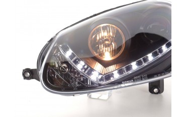 Daylight headlight LED DRL look VW Golf 5 type 1K 03 08 black