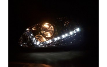 Daylight headlight LED daytime running lights VW Golf 5 type 1K 03 08 chrome