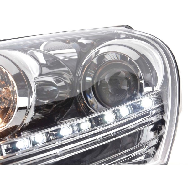 Daylight headlight LED daytime running lights VW Golf 5 type 1K 03 08 chrome
