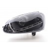 Headlights Daylight LED daytime running lights VW Golf 5 type 1K 03 08 black