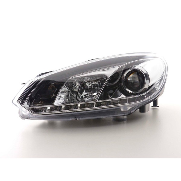 Daylight headlight LED daytime running lights VW Golf 6 type 1K 08 chrome