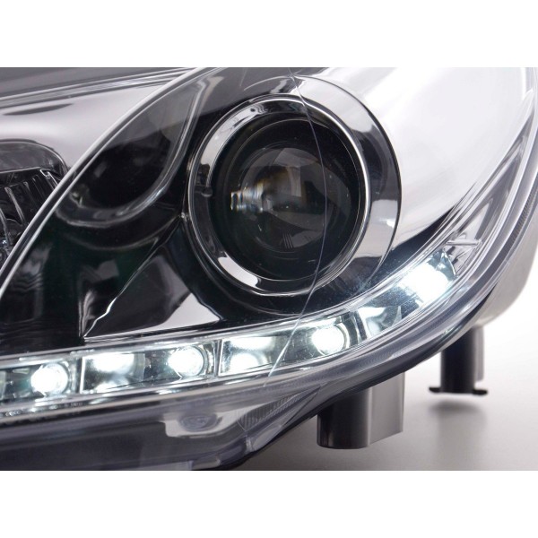 Daylight headlight LED daytime running lights VW Golf 6 type 1K 08 chrome