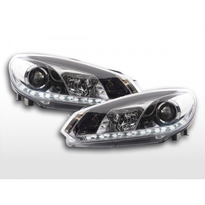 Daylight headlight LED daytime running lights VW Golf 6 type 1K 08 chrome