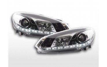 Daylight headlight LED daytime running lights VW Golf 6 type 1K 08 chrome