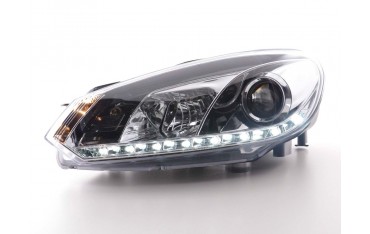 Daylight headlight LED daytime running lights VW Golf 6 type 1K 08 chrome