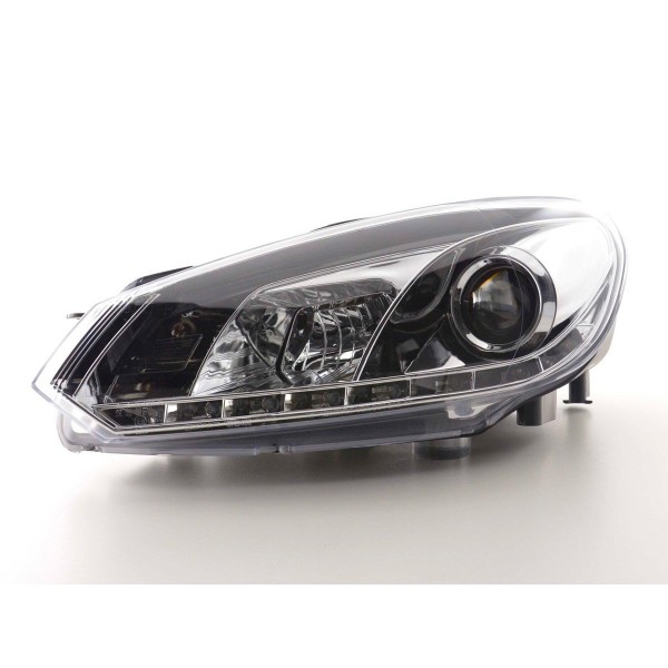 Daylight headlight LED daytime running lights VW Golf 6 type 1K 08 chrome