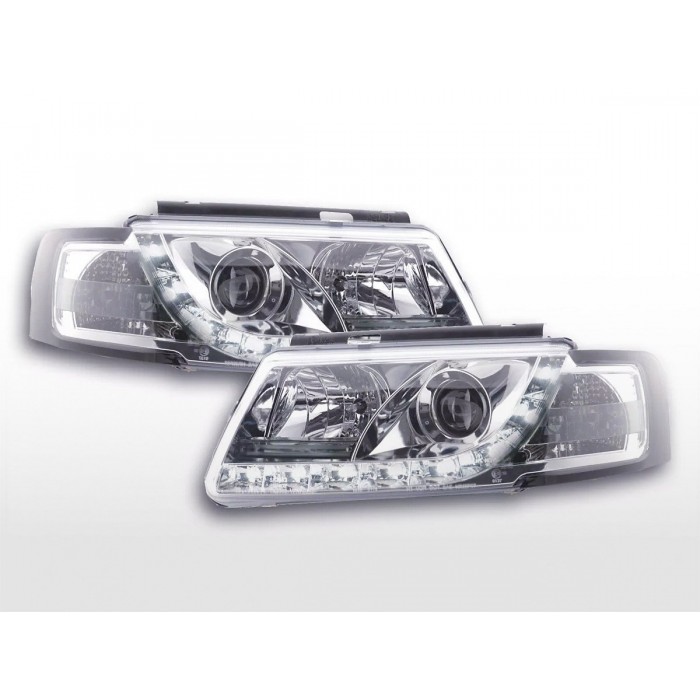 Daylight headlight LED daytime running lights VW Passat type 3B 97 00 chrome