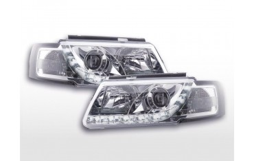 Daylight headlight LED daytime running lights VW Passat type 3B 97 00 chrome