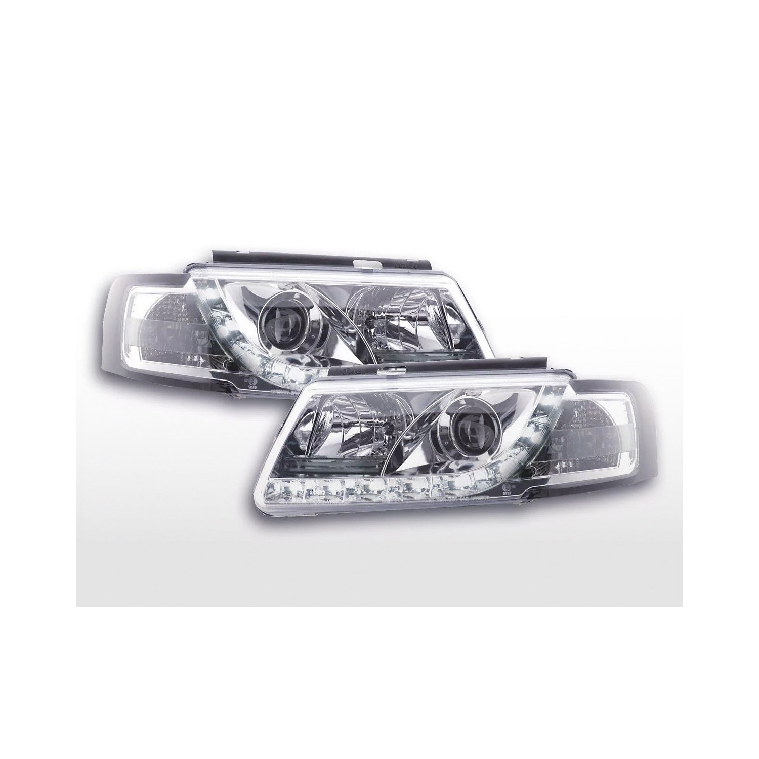 Daylight headlight LED daytime running lights VW Passat type 3B 97 00 chrome