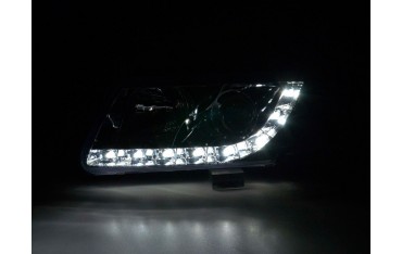Daylight headlight LED daytime running lights VW Passat type 3B 97 00 chrome