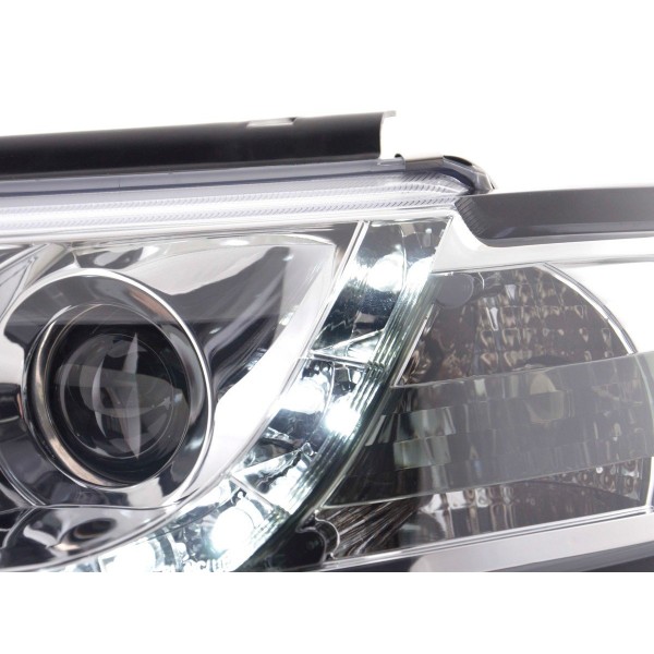 Daylight headlight LED daytime running lights VW Passat type 3B 97 00 chrome