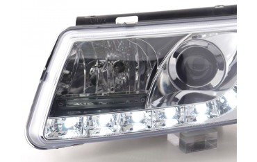 Daylight headlight LED daytime running lights VW Passat type 3B 97 00 chrome