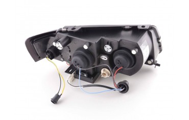 Headlight set Daylight LED daytime running lights VW Passat type 3B 97 00 black