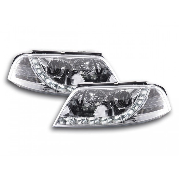 Daylight headlights LED daytime running lights VW Passat type 3BG 00 05 chrome