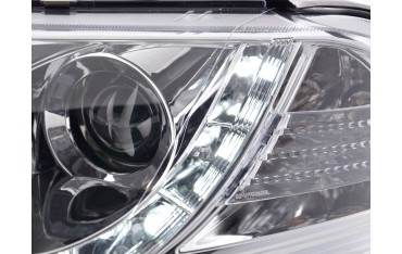 Daylight headlights LED daytime running lights VW Passat type 3BG 00 05 chrome
