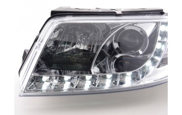 Daylight headlights LED daytime running lights VW Passat type 3BG 00 05 chrome
