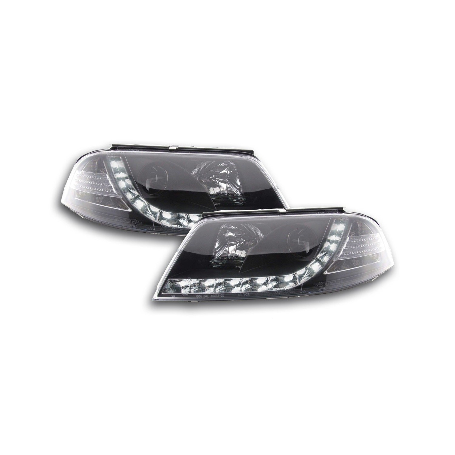 Daylight headlight LED daytime running light VW Passat type 3BG 00 05 black