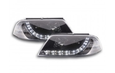 Daylight headlight LED DRL look VW Passat type 3BG 00 05 black