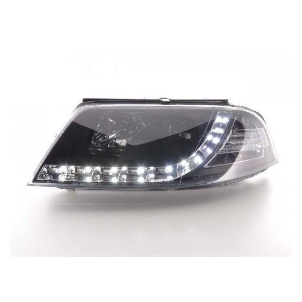 Daylight headlight LED DRL look VW Passat type 3BG 00 05 black