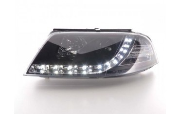 Daylight headlight LED DRL look VW Passat type 3BG 00 05 black