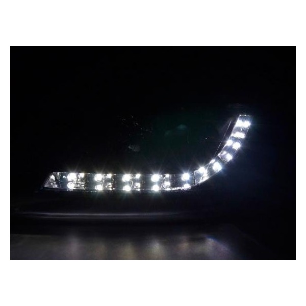 Daylight headlight LED DRL look VW Passat type 3BG 00 05 black