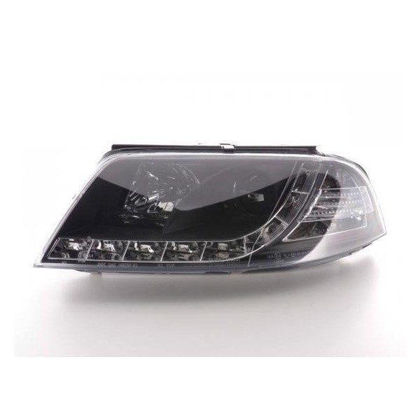 Daylight headlight LED DRL look VW Passat type 3BG 00 05 black