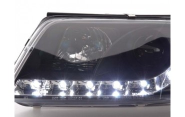 Daylight headlight LED DRL look VW Passat type 3BG 00 05 black