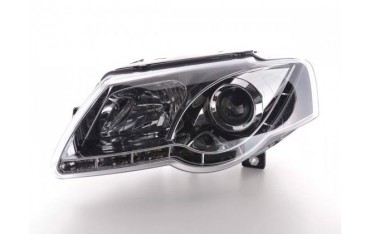 Daylight headlight LED DRL look VW Passat type 3C 05 chrome