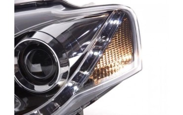 Daylight headlight LED DRL look VW Passat type 3C 05 chrome