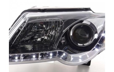 Daylight headlight LED DRL look VW Passat type 3C 05 chrome